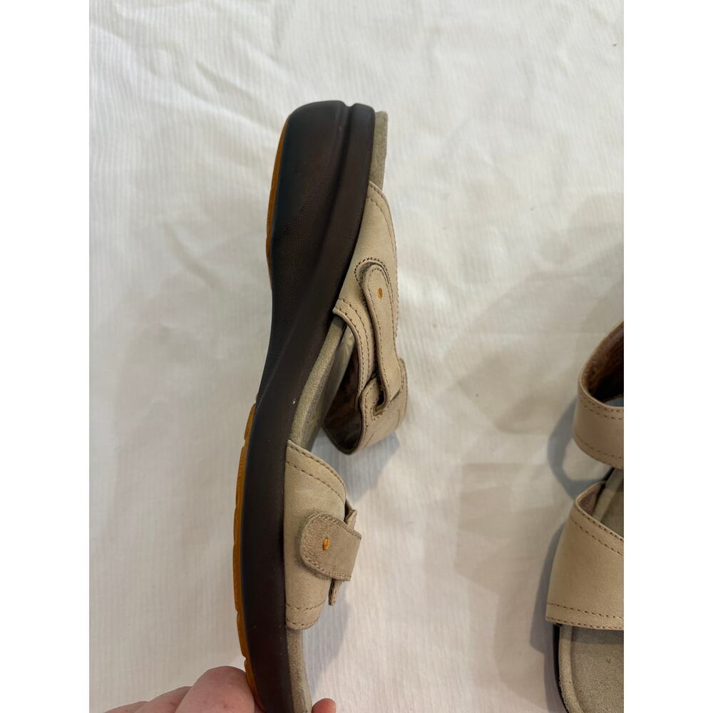 Dansko Isabel Tan Leather Adjustable ortho comfort Slide Sandals Womens 39 8.5-9 - Picture 10 of 12